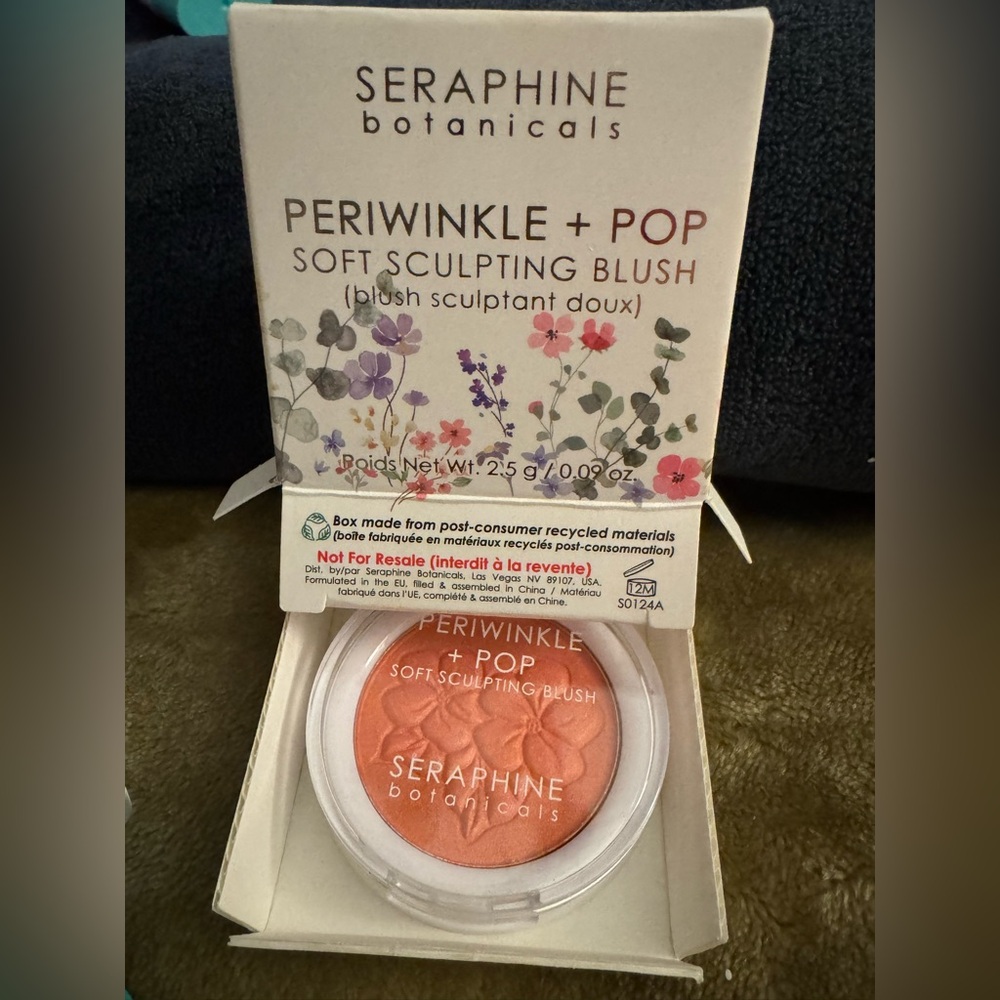 Seraphine Botanicals Periwinkle + Pop Soft Sculpting Blush - Orange